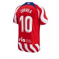 Atletico Madrid Angel Correa #10 Hjemmebanetrøje 2022-23 Kortærmet